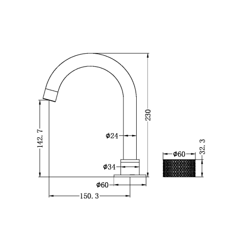 OPAL PROGRESSIVE BASIN SET GRAPHITE (NR252001GR)